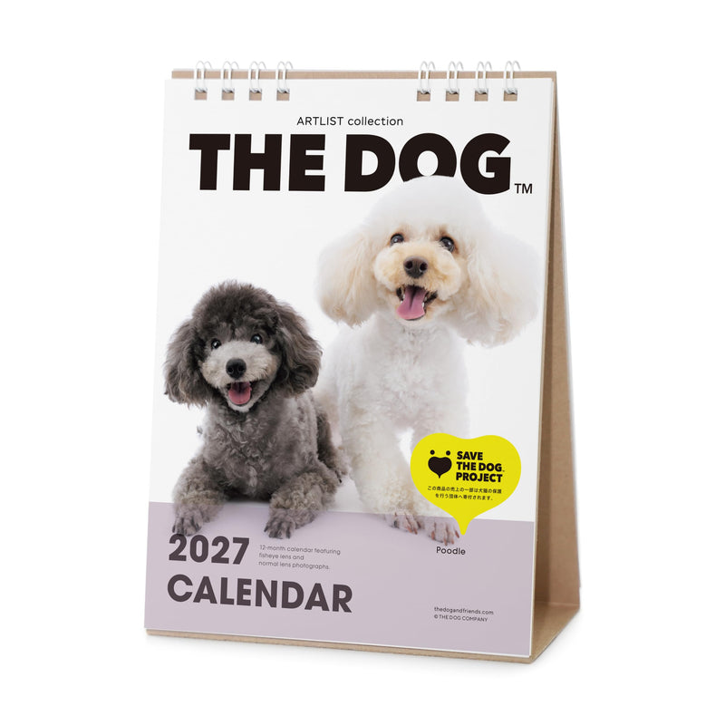 THE DOG 2027 Desk Calendar [Poodle]