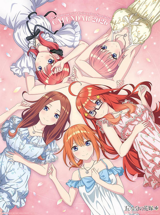 Ensky The Quintessential Quintuplets* 2026 Calendar B3 CL-035