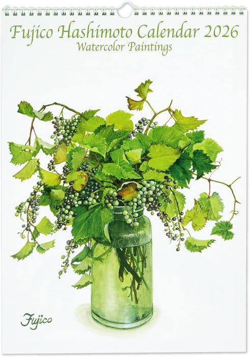 Fujico Hashimoto Wall Calendar 2026 L CAL-198