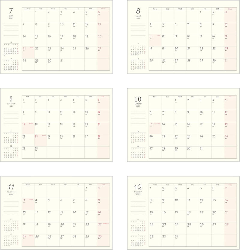 EL COMMUN MATOKA 2025 Desk Calendar Litera CAL-126