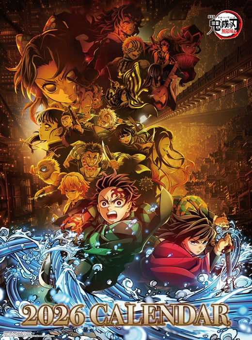 Ensky Demon Slayer: Kimetsu No Yaiba The Movie: Infinity Castle 2026 Wall Calendar B3 CL-001