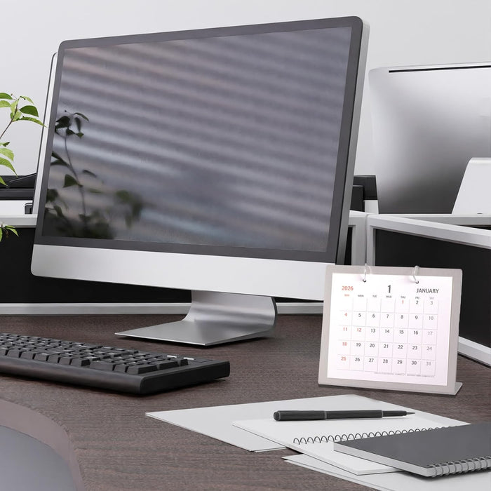 Orb 2026 Desk Calendar Metal S PP-1000