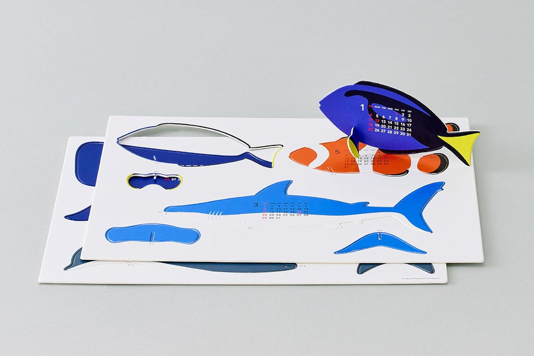 good morning 2026 desk calendar ocean 2425