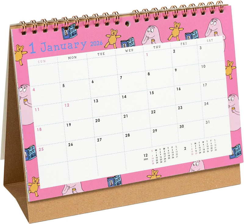 Greeting Life 2026 Desk Calendar Barbapapa C-1680-BB