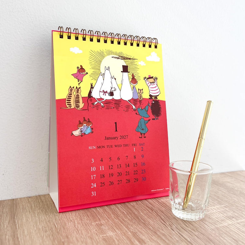 Gakken Sta:Ful 2027 Calendar Moomin Desk Calendar All Stars M09544