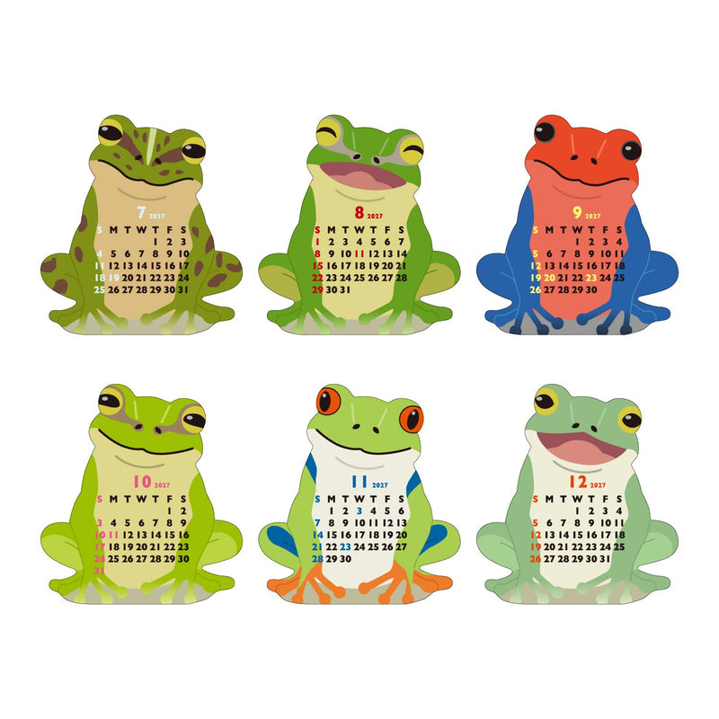 New Japan Calendar 2027 Desk Calendar Color Index Large NK8541
