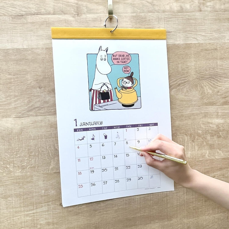 Gakken Sta:Ful 2026 Calendar Moomin Wall Calendar DM12014