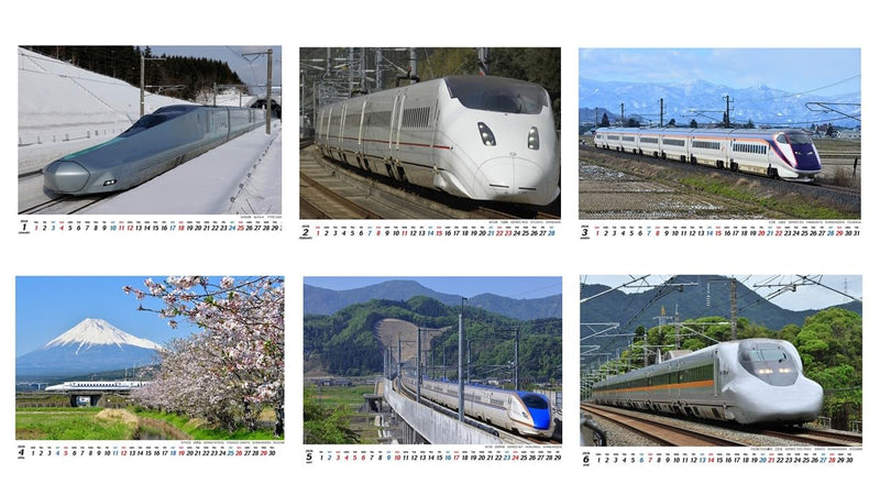 2026 Shinkansen Desk Calendar