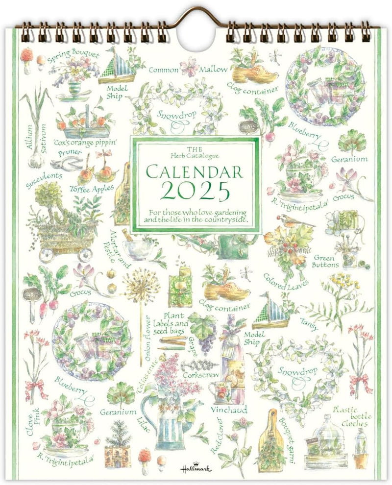 Hallmark 2025 Wall Calendar The Herb Catalogue Small 834-746