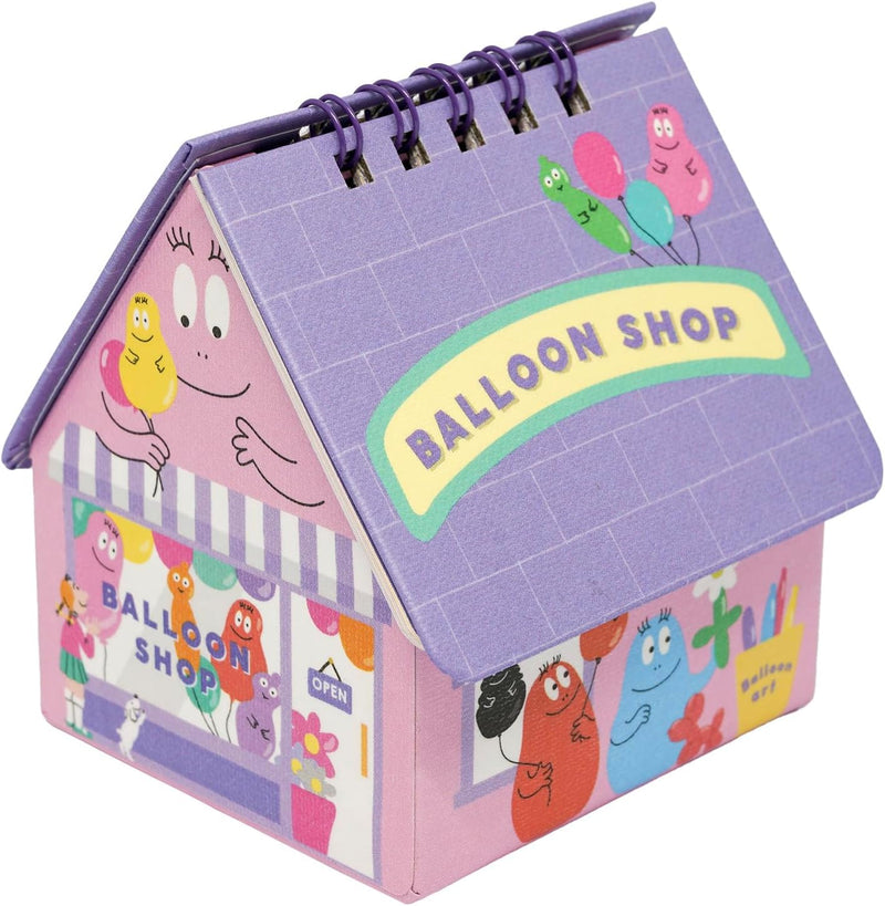 Greeting Life 2026 Desk Calendar House Box Barbapapa C-1734-BB