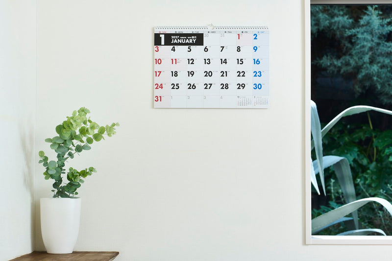 Greeting Life 2027 Desk Calendar Animal Die Cut Panda C-1806-ET