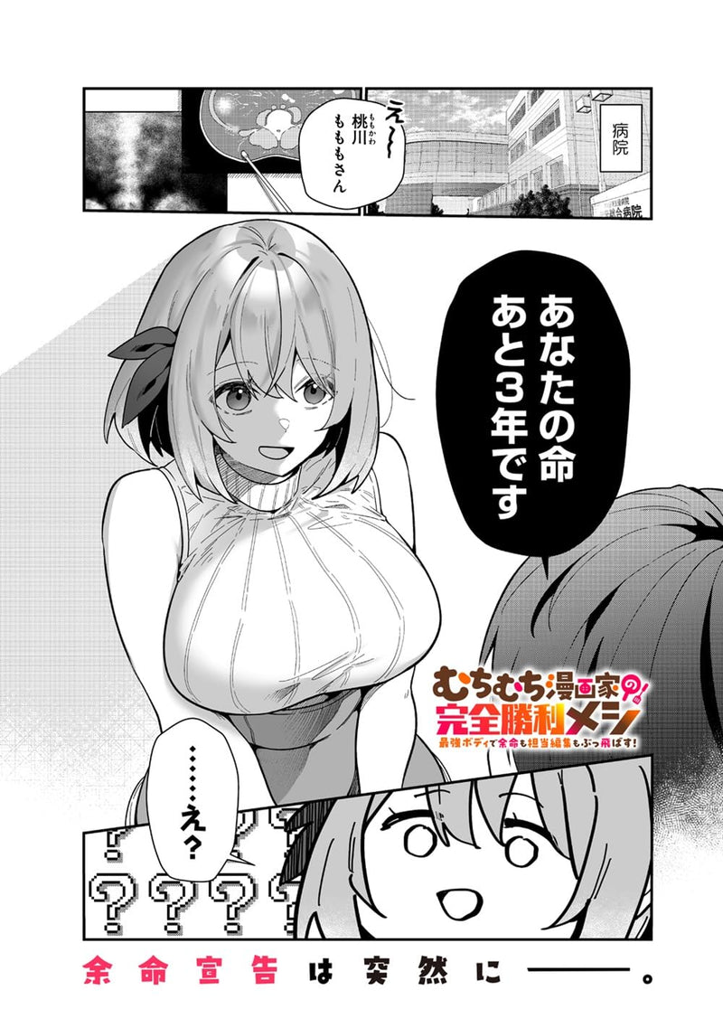 Muchimuchi Mangaka no Kanzen Shouri Meshi Saikyou Body de Yomei mo Tantou Henshuu mo Buttobasu! 1