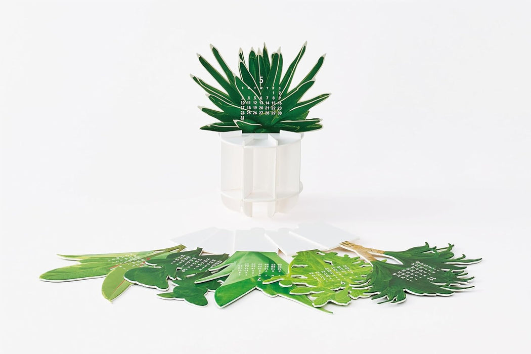 good morning 2026 desk calendar green 2401