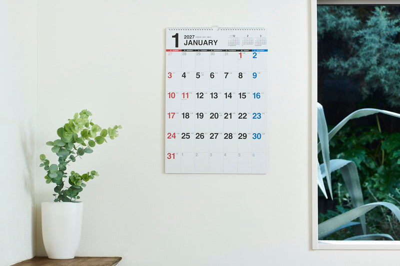 Takahashi 2027 Wall Calendar B3 E57
