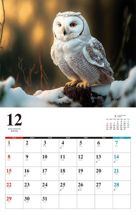 OWL Calendar 2025 (Monthly/Wall Calendar)