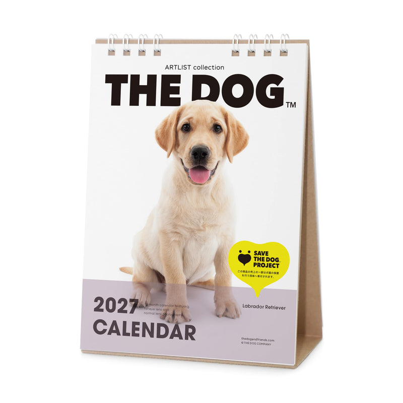 THE DOG 2027 Desk Calendar [Labrador Retriever]