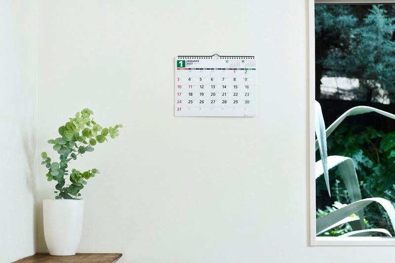 Greeting Life 2027 Desk Calendar FUJIO AKATSUKA Bakabon C-1766-AF