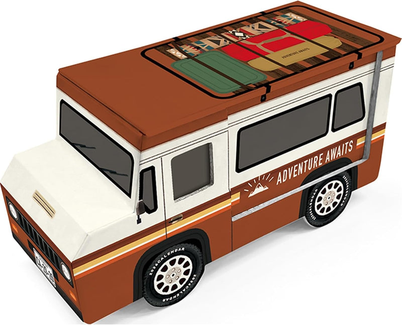 Greeting Life 2026 Desk Calendar Car Box Camper Van C-1735-TK