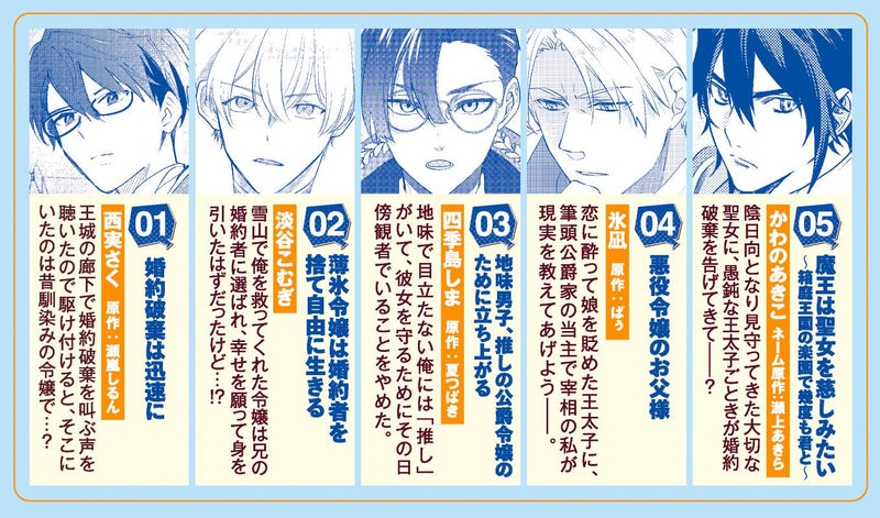 Akuyaku Reijou ga Konyaku Haki Sareta no de, Ima Kara Ore ga Shiawase ni Shimasu. Anthology Comic 5