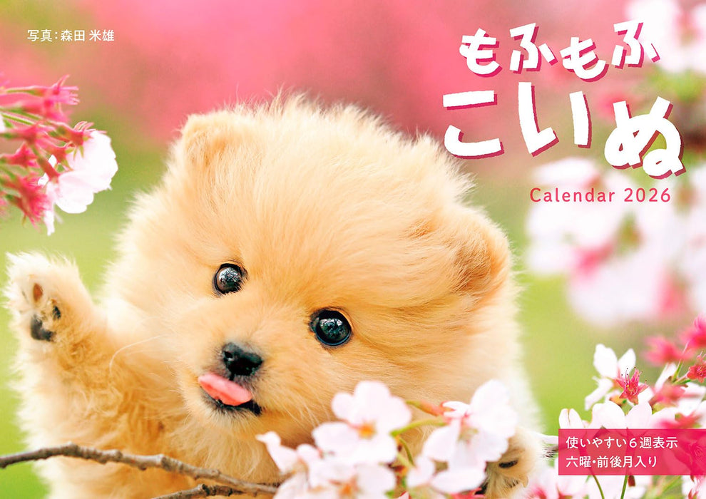 Calendar 2026 Mofu Mofu Koinu (Monthly/Wall Calendar) (Impress Calendar 2026)