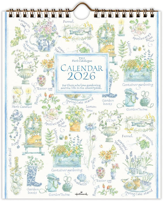 Hallmark 2026 Wall Calendar The Herb Catalogue Small 845414