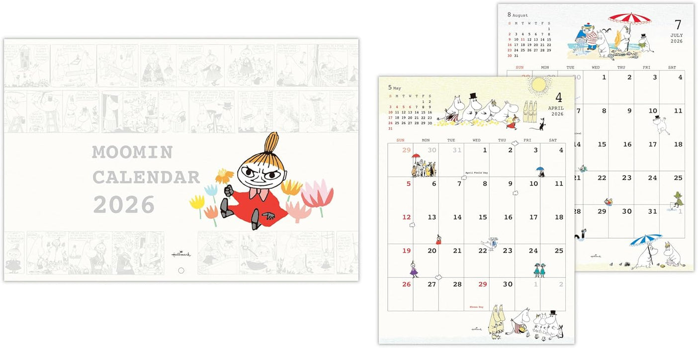 Hallmark Moomin Little My 2026 Wall Calendar Large 845377