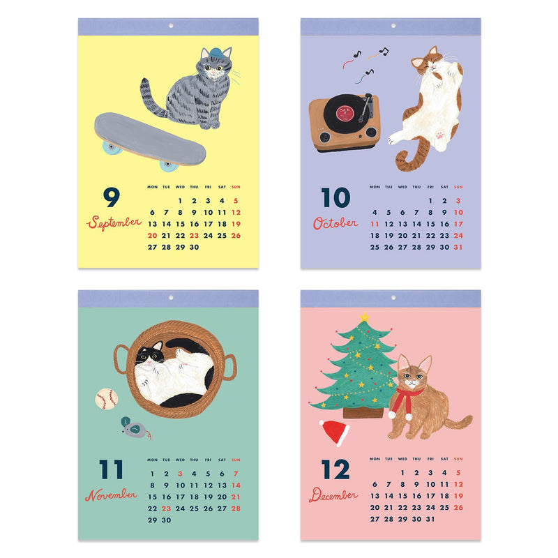 New Japan Calendar 2027 Desk Calendar Wall Desk 2way Color Index NK8546