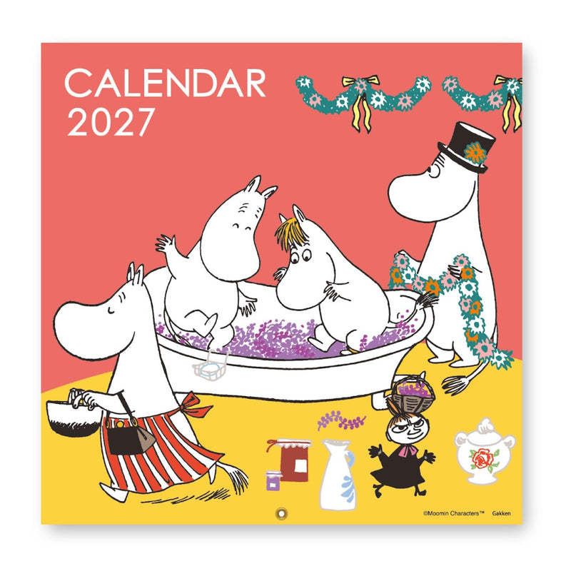 Midori 2027 Desk Calendar Stand Calendar Cat Pattern 31414006