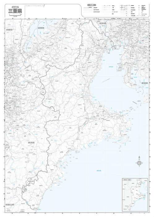 Prefecture Map Mie (Prefecture Map 24)