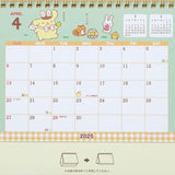 Sanrio Ring Calendar 2025 Pompompurin Desk Calendar with Schedule Stickers 451347