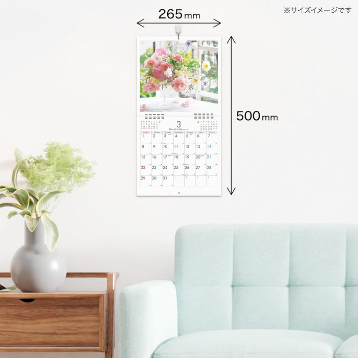 Eijun Takahashi Flower Calendar 2026