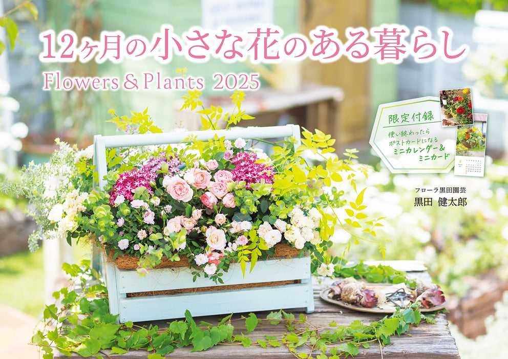 Calendar 2025 A Year of Petite Blooms: 12-Month Flower Flowers & Plants (Monthly/Wall Calendar) (Impress Calendar 2025)