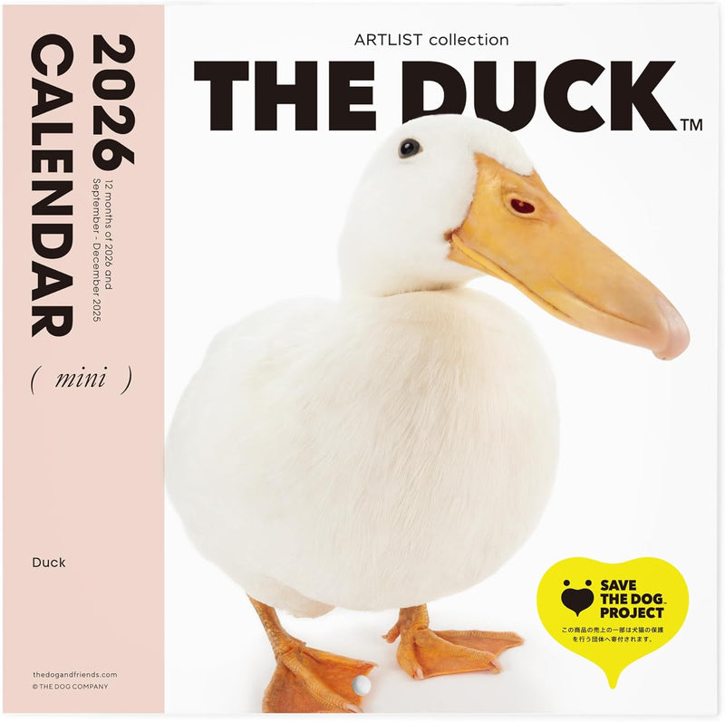 THE DUCK 2026 Wall Calendar Mini Size [Duck]