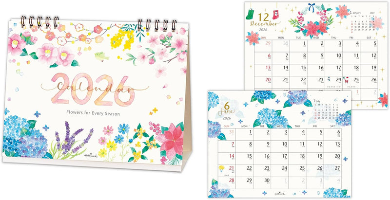 Hallmark 2026 Desk Calendar Flowers for Every Season 845520