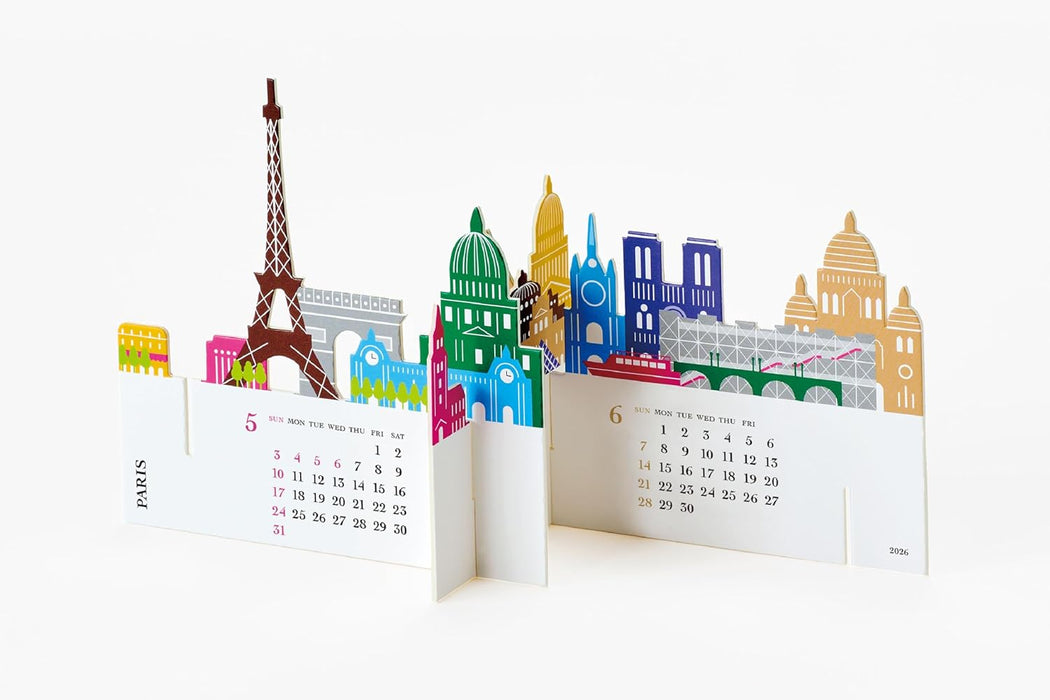 good morning 2026 desk calendar city 2302