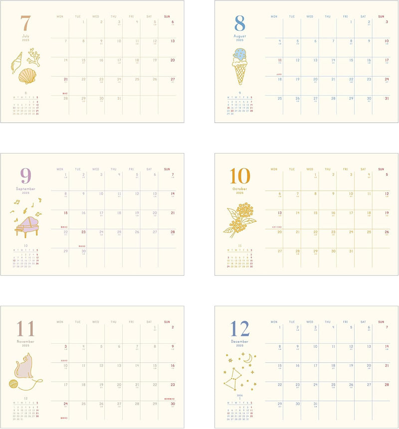 EL COMMUN MATOKA 2025 Desk Calendar Sucle CAL-120