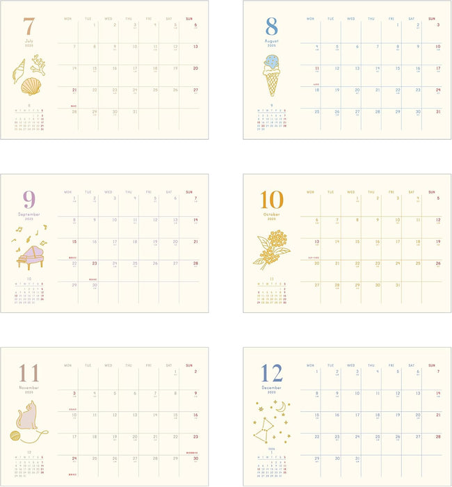 EL COMMUN MATOKA 2025 Desk Calendar Sucle CAL-120