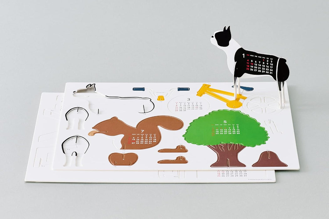 good morning 2026 desk calendar park 2388