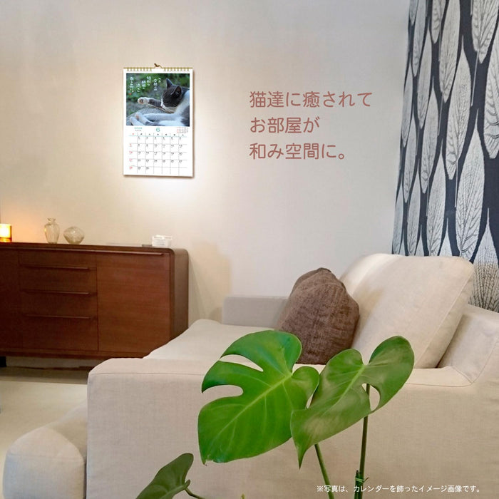 Active Corporation 2026 Wall Calendar Hinatabokko Neko Dayori 26ACL-04