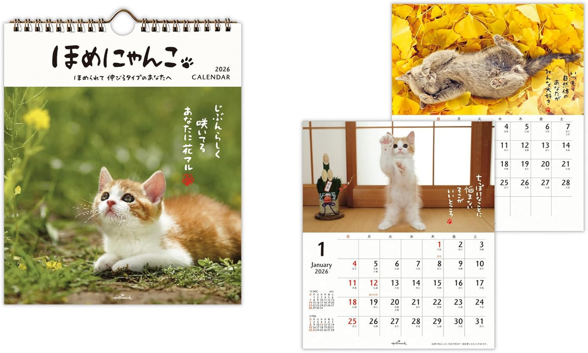 Hallmark 2026 Wall Calendar Homenyanko Small 845407