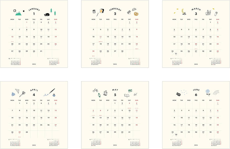 EL COMMUN MATOKA 2025 Desk Calendar Icon CAL-123