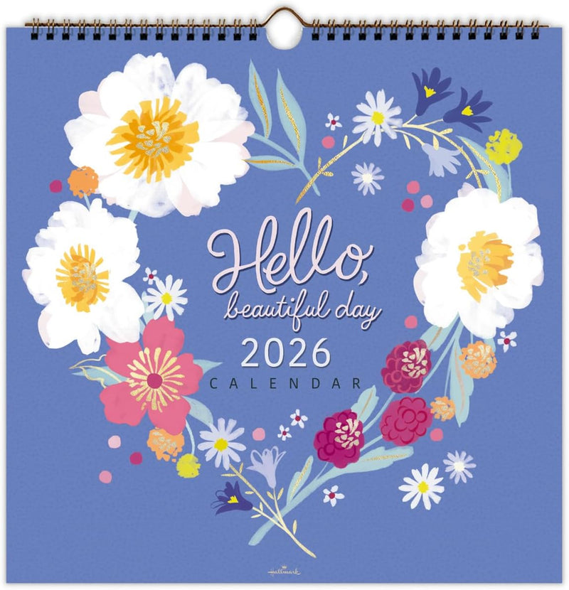 Hallmark 2026 Wall Calendar Flower Friends Large 845339