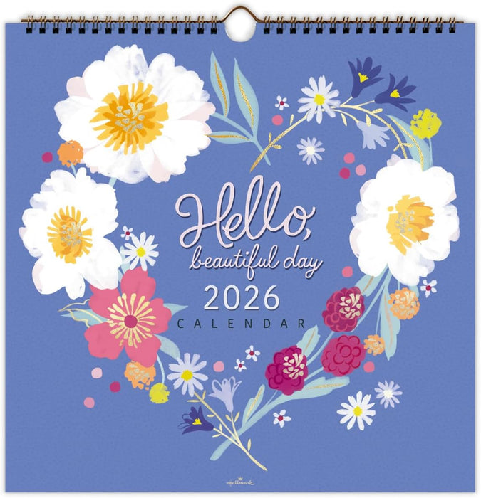 Hallmark 2026 Wall Calendar Flower Friends Large 845339