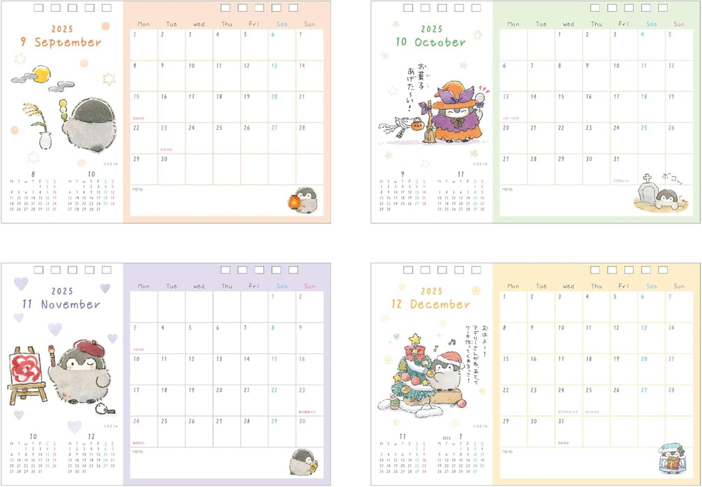 Sun-Star Stationery Koupen-chan 2025 Desk Calendar S8520950