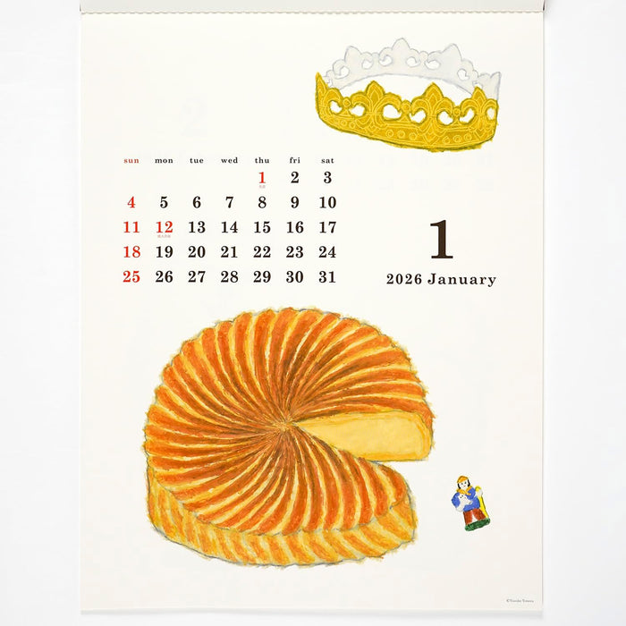 Greeting Life 2026 Wall Calendar Yusuke Yonezu C-1673-YZ