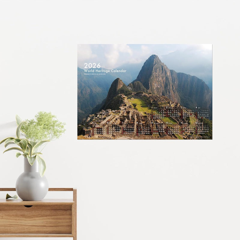 Orrb 2026 Wall Calendar A2 World Heritage Calendar A WF-700A