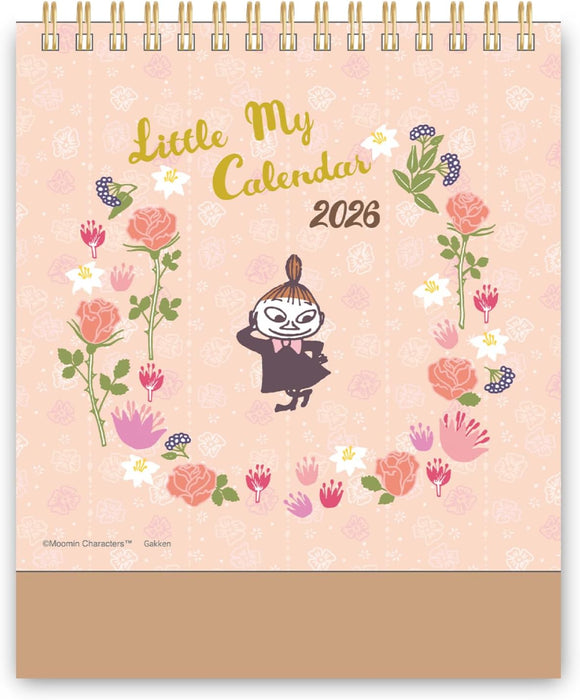 Gakken Sta:Ful 2026 Calendar Moomin Desk Calendar Little My M08530