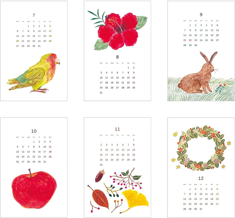 EL COMMUN MATOKA 2026 Desk Calendar Poetry CAL-149
