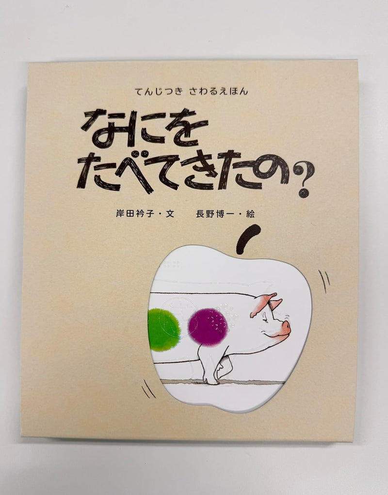 Sawaru Ehon Nani wo Tabe te kita no? with Braille