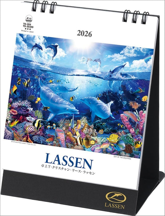 Todan 2026 Desk T Calendar Christian Riese Lassen TD-30309 CL26-1055